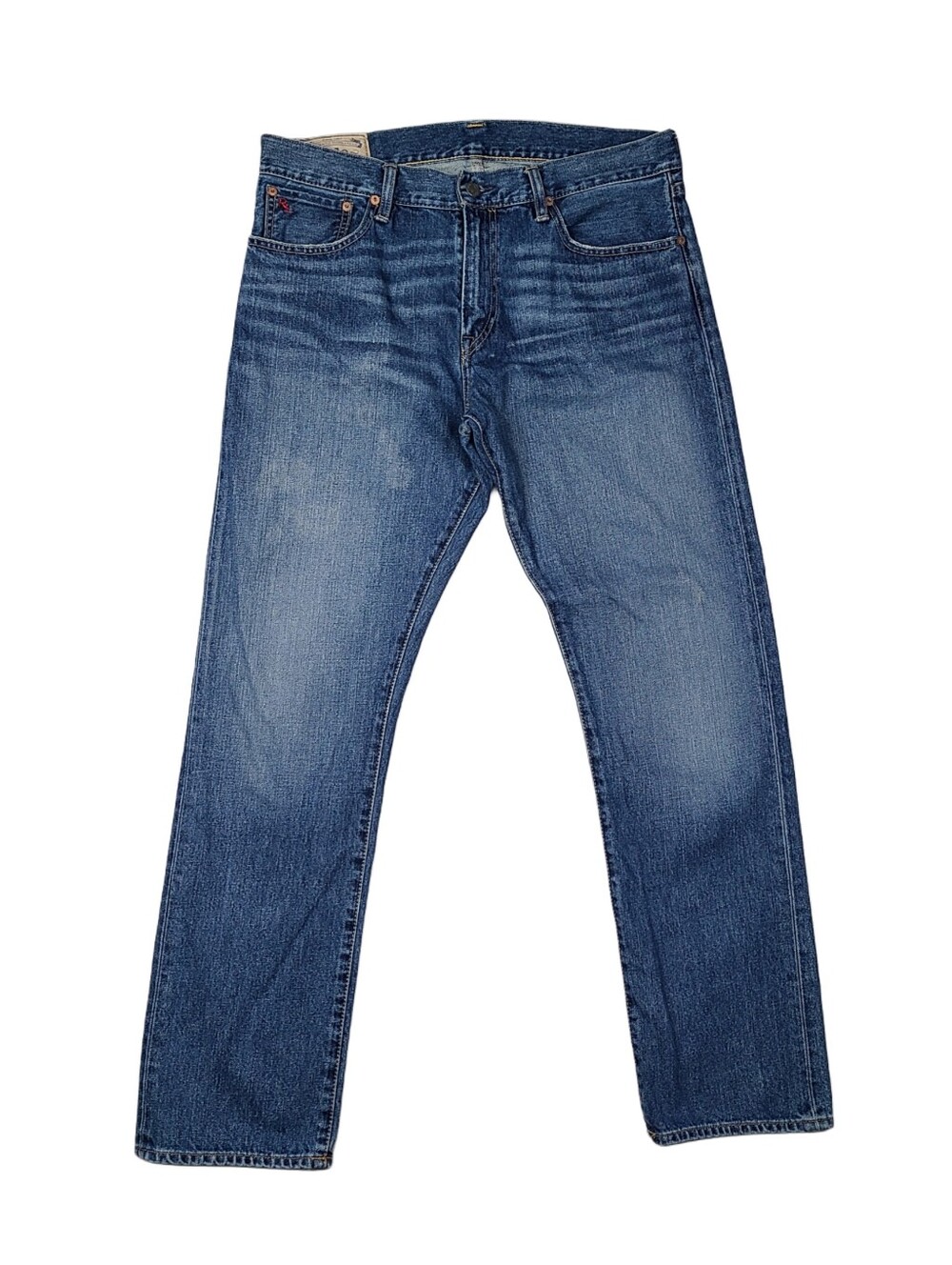 Polo Ralph Lauren Jeans Mens 34x32 Blue Hampton Relaxed Straight Denim